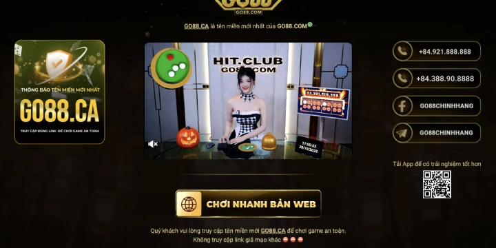 GO88 thông báo chính. thức